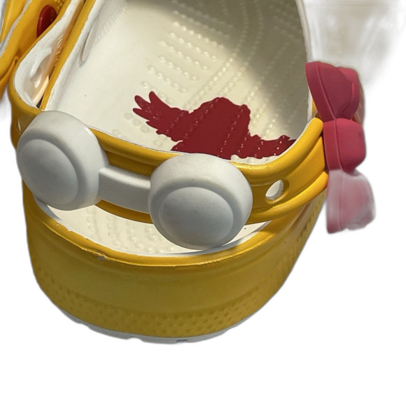 Crocs Mcdonald's Shoes Birdie Clogs Yellow M-6/W-8 collectors edition rare NEW - Picture 15 of 16